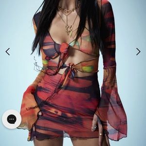 Jaded London Mesh Dress